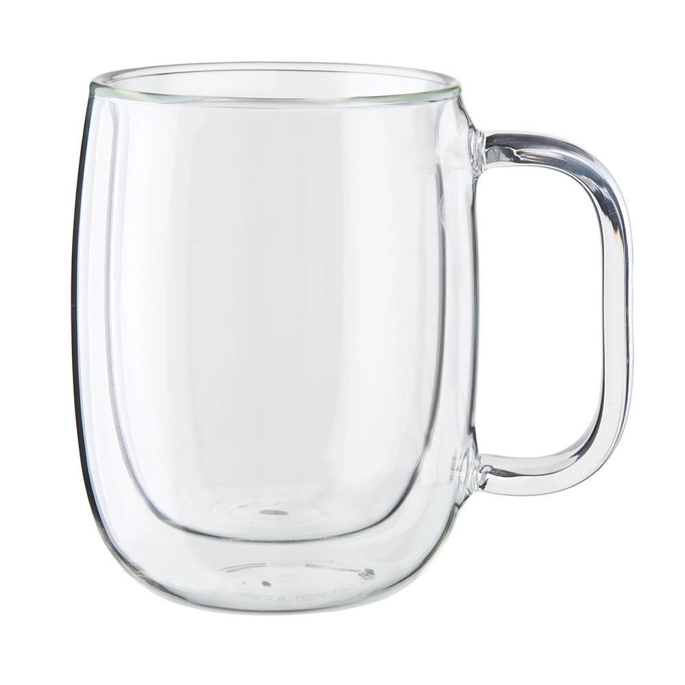 Zwilling ZWILLING Sorrento Plus 4-Pc 12oz. Double Wall Glass Coffee Mug Set  - Clear - 92 requests